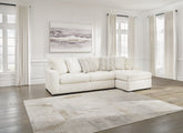 Tampa Furniture Outlet Lutz - Ashley Furniture - Chessington Sectional - LAF 2-Piece Sectional with Chaise / Ivory - 61904S2